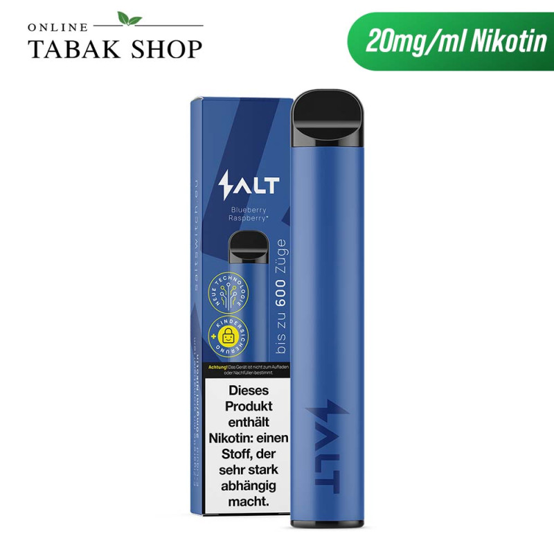 Salt Switch Einweg E-Zigarette 20mg/ml Nikotin Blueberry Raspberry
