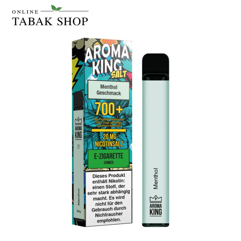 Aroma King 700 Einweg E-Zigarette 20mg/ml Nikotin Menthol
