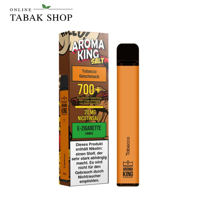 Aroma King 700 Einweg E-Zigarette 20mg/ml Nikotin Tobacco