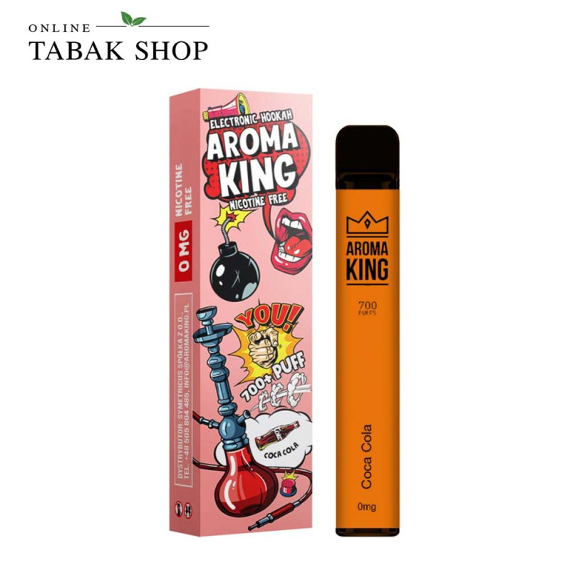 Aroma King 700 Einweg E-Zigarette ohne Nikotin Cola