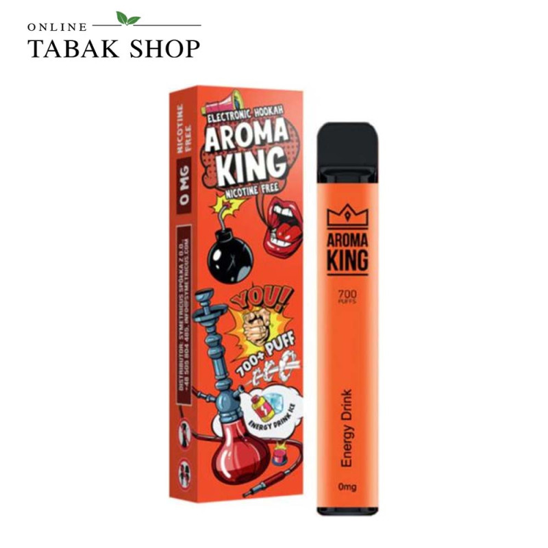 Aroma King 700 Einweg E-Zigarette ohne Nikotin Energy Drink