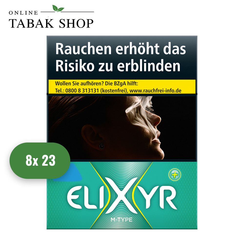 ELIXYR+ (Plus) Zigaretten XL (8 x 23er), 8 €