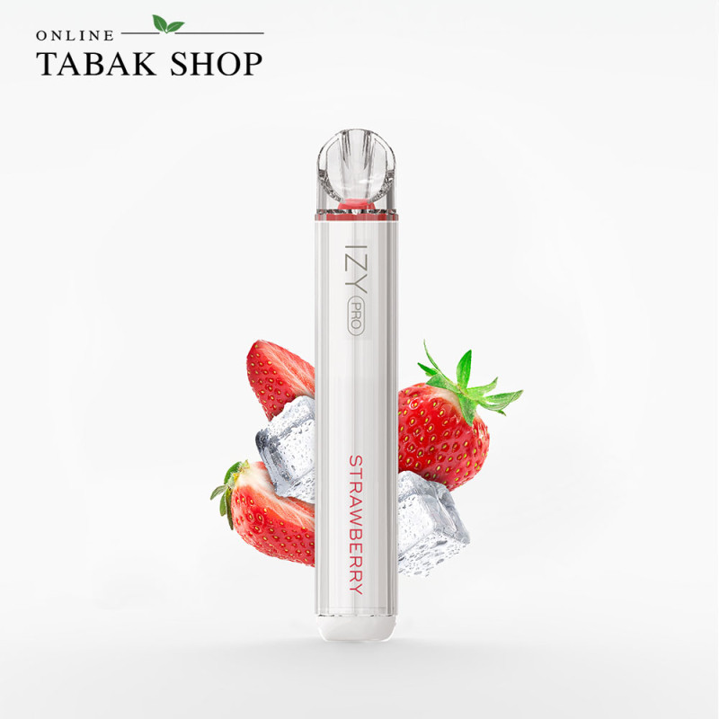 IZY PRO Vape Einweg E-Zigarette Strawberry 18 mg/ml Nikotin