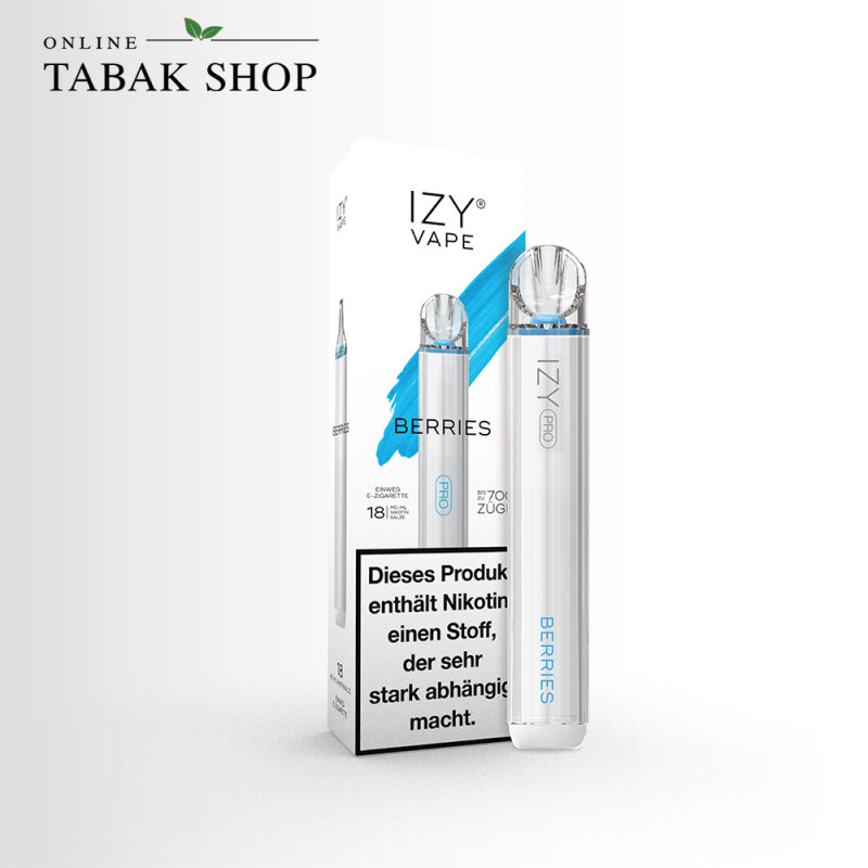 IZY PRO Vape Einweg E-Zigarette Berries 18 mg/ml Nikotin