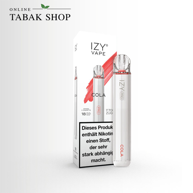 IZY PRO Vape Einweg E-Zigarette Cola 18 mg/ml Nikotin