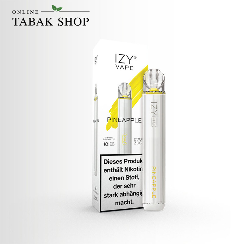 IZY PRO Vape Einweg E-Zigarette Pineapple 18 mg/ml Nikotin