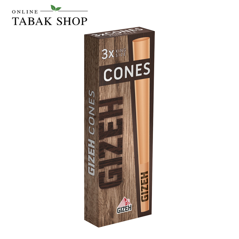 Gizeh Brown King Size Cones 3er Packung