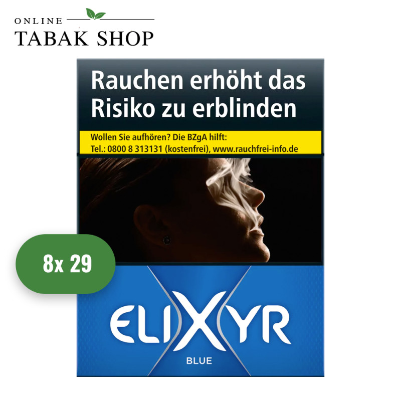 Elixyr Blue Zigaretten "XXL" (8 x 29er)