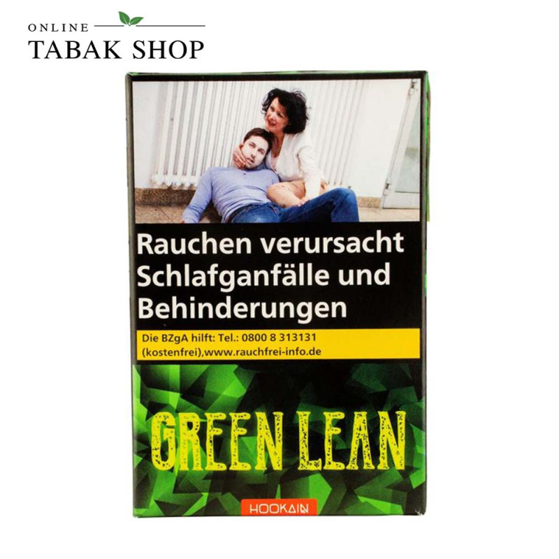 HOOKAIN "Green Lean" Shisha-Tabak 25g Packung