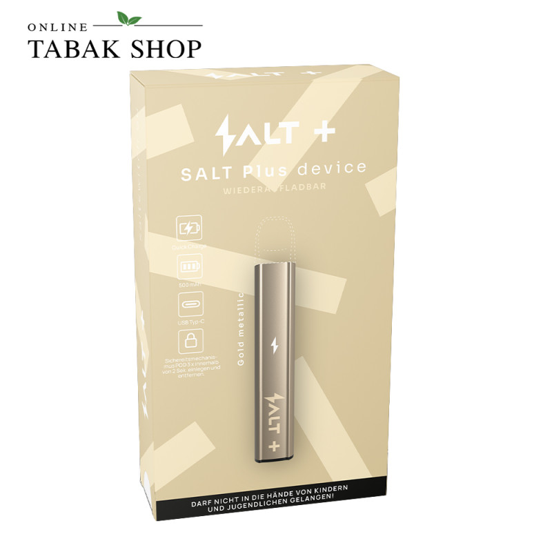 Salt Plus Rasta Salt Plus+ Device in vier Farben - Jetzt bestellen!