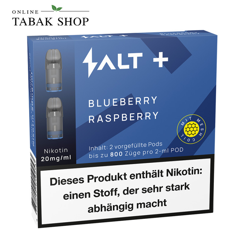 Salt Plus Pods Blueberry Raspberry