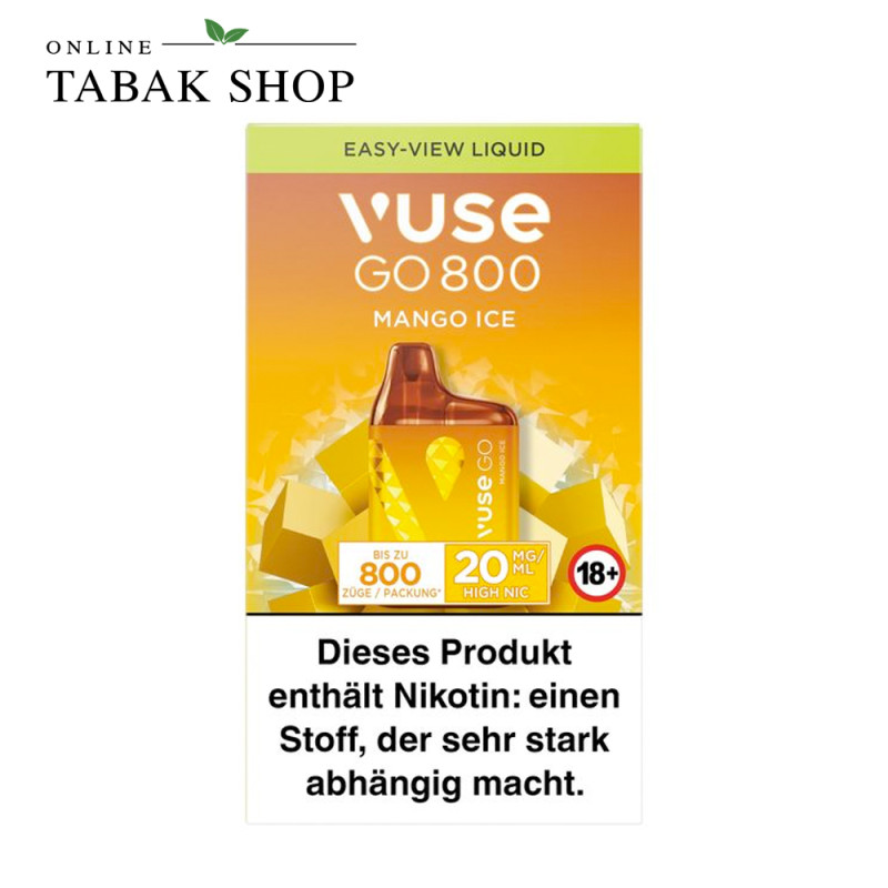 Vuse Go 800 Box Mango Ice (20mg/ml Nikotin)