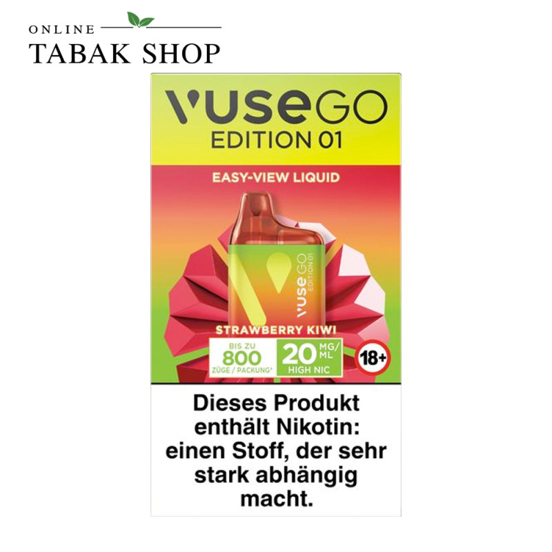 Vuse Go 800 Box Strawberry Kiwi (20mg/ml Nikotin)