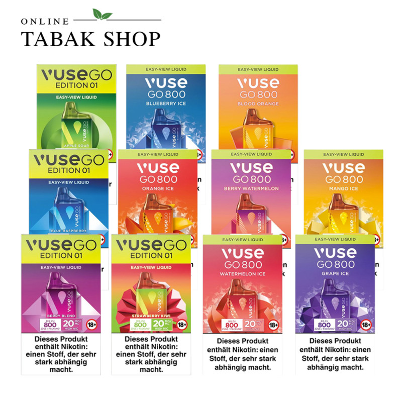 Vuse Go 800 Box (20mg/ml Nikotin)