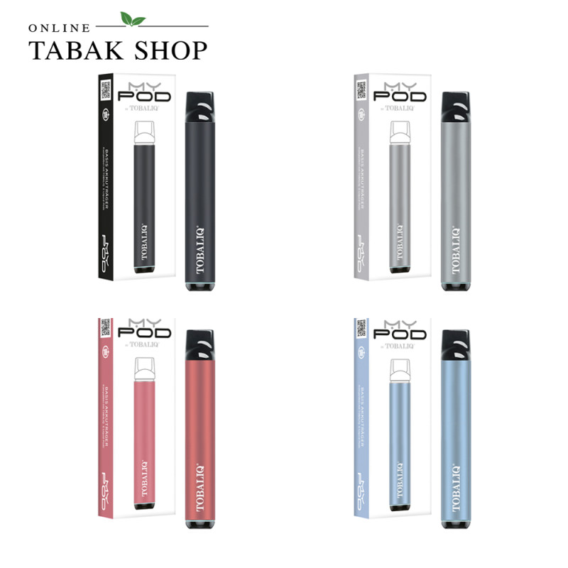 TobaliQ AK-1 aufladbarer Akkuträger für MyPod Liquids in vier Farben erhältlich, Titel