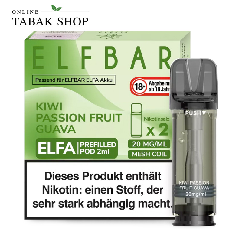 Elf Bar Elfa Pod Kiwi Passionfruit Guava