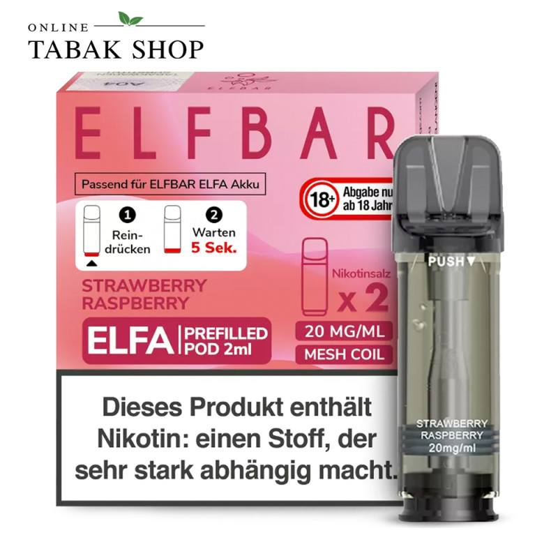 Elf Bar Elfa Pod Strawberry Raspberry