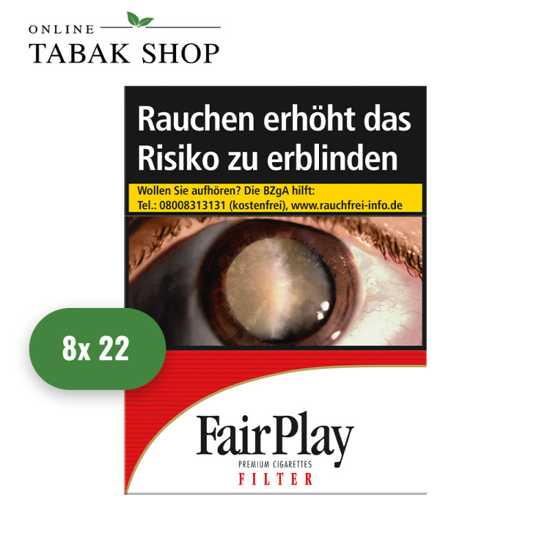 Fair Play Filter Zigaretten XXL (8 x 22er)