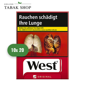 West Original Red Zigaretten OP (10 x 20er)