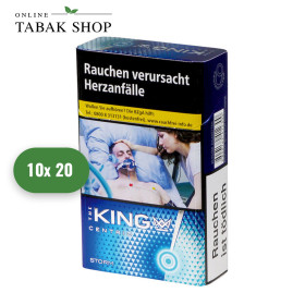 THE KING Centrio Storm Zigaretten OP (10 x 20er) plus optionales Zubehör