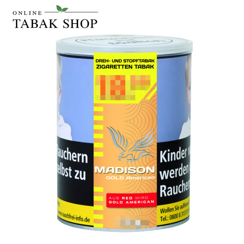 Madison Gold American Tabak 120g Dose