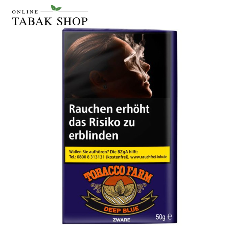 Tobacco Farm Deep Blue Zware Tabak 50g Pouch