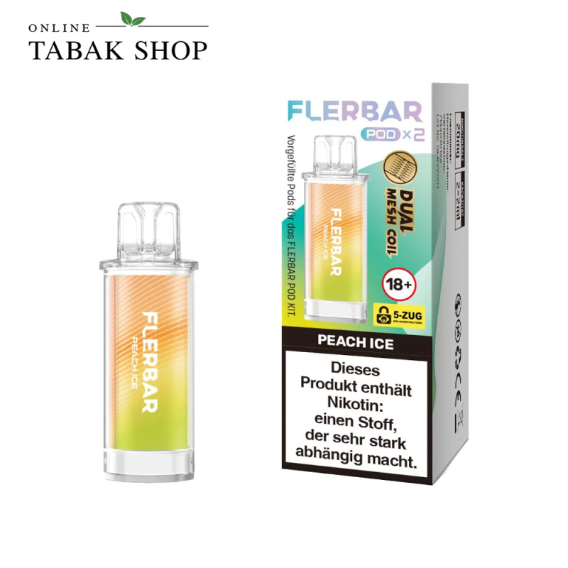 Flerbar Pods Peach Ice