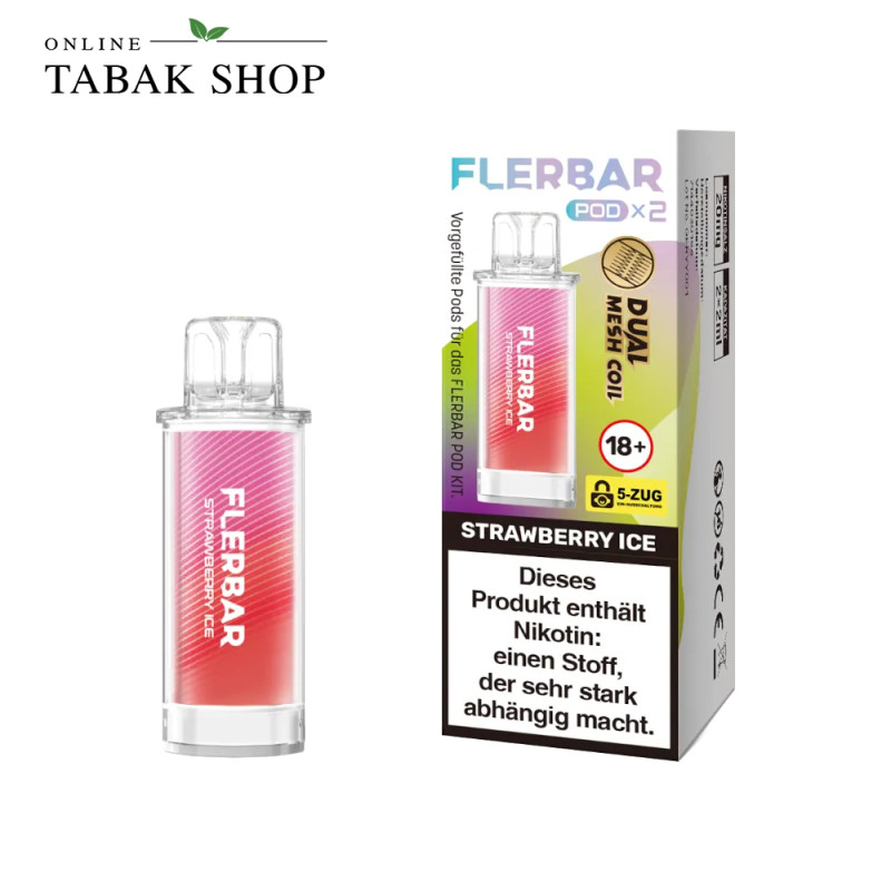 Flerbar Pods Strawberry Ice