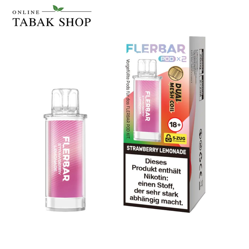 Flerbar Pods Strawberry Lemonade