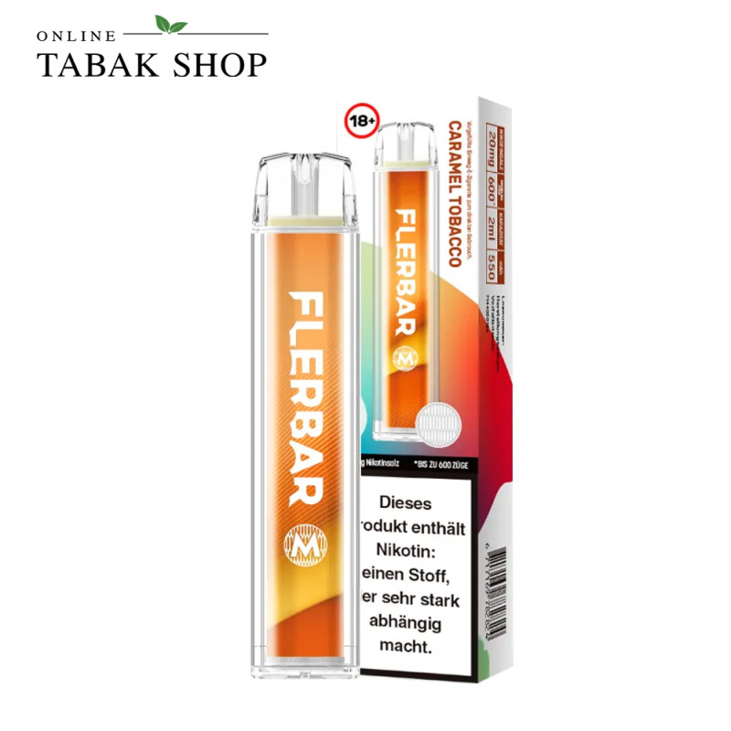 Flerbar M Vape Einweg Caramel Tobacco