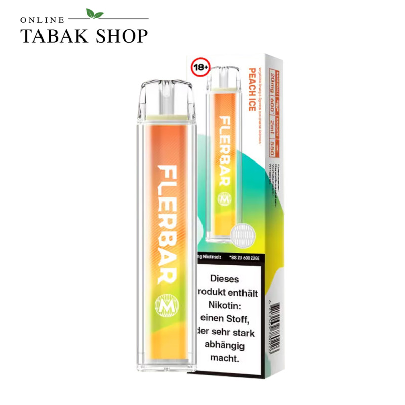 Flerbar M Vape Einweg Peach Ice