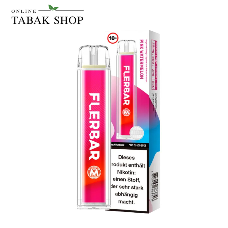 Flerbar M Vape Einweg Pink Watermelon