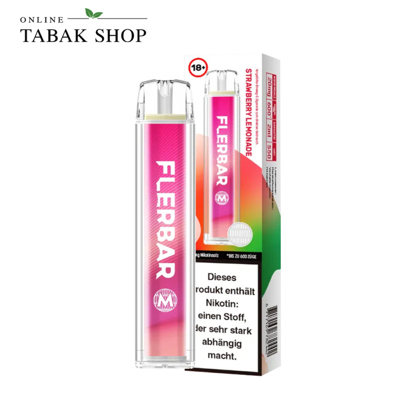 Flerbar M Vape Einweg Strawberry Lemonade