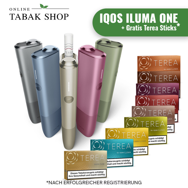 IQOS ILUMA One + bis zu 40 TEREA Sticks nach Registrierung* von IQOS