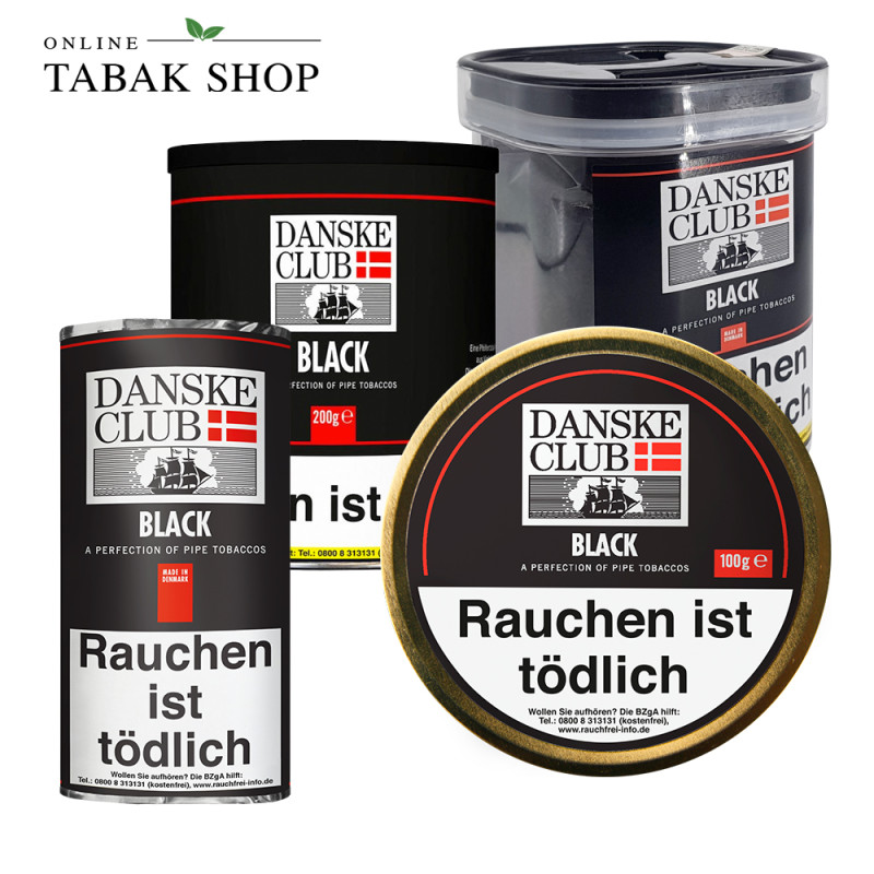 Danske Club Black Pfeifentabak (Grammzahl auswählen!)