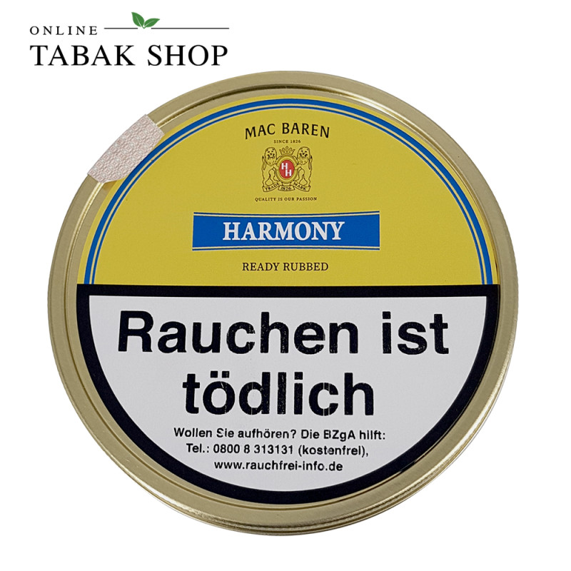 neu! Mac Baren Harmony Ready Rubbed Pfeifentabak 100g Dose