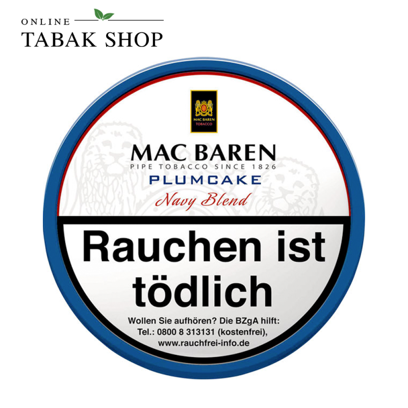 Mac Baren Plumcake Navy Blend Pfeifentabak 100g Dose