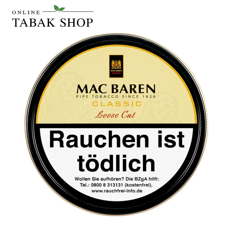 Mac Baren Classic Loose Cut Pfeifentabak 100g Dose