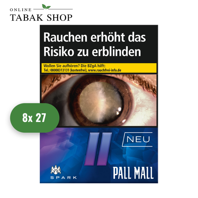 Pall Mall Spark Zigaretten Giga (8 x 27er)