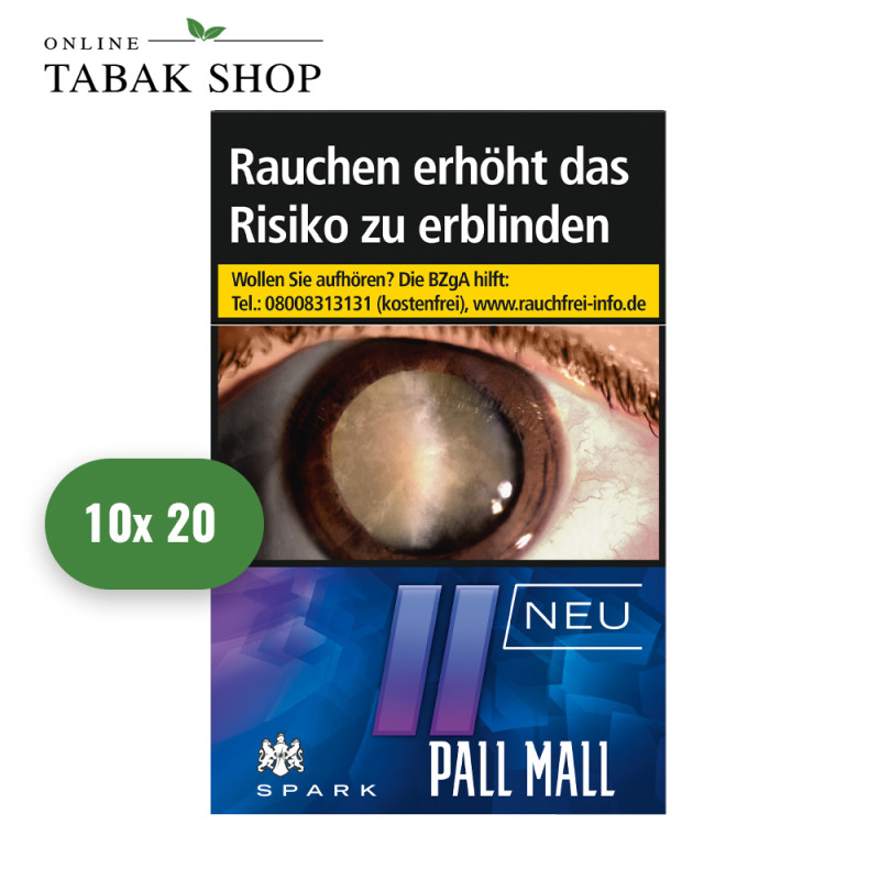 Pall Mall Spark Zigaretten OP (10 x 20er)