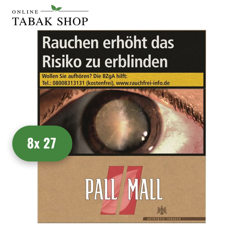 Pall Mall Authentic Red Zigaretten Giga (8 x 27er)