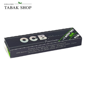 OCB Premium Long Slim Black Blättchen + 8 Activ'Tips