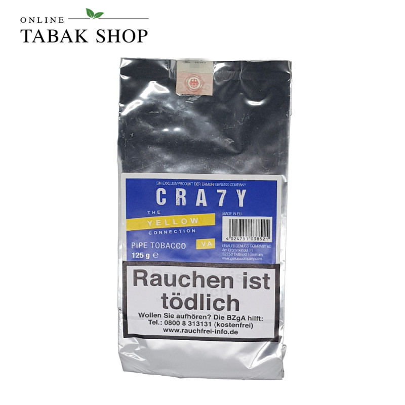 Crazy Yellow / Vanilla Pfeifentabak 125g neu!