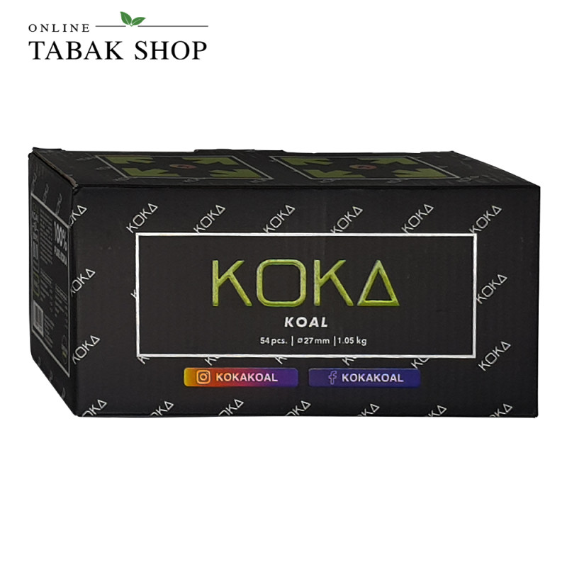 Koka Koal Shisha Naturkohle 54er - 27mm (1x 1,05 kg)