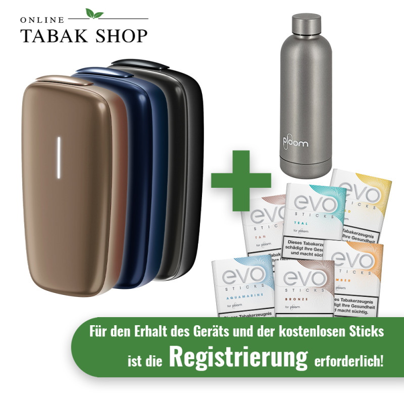 PLOOM X + Thermosflasche + bis zu 120 EVO Sticks nach Registrierung* von PLOOM