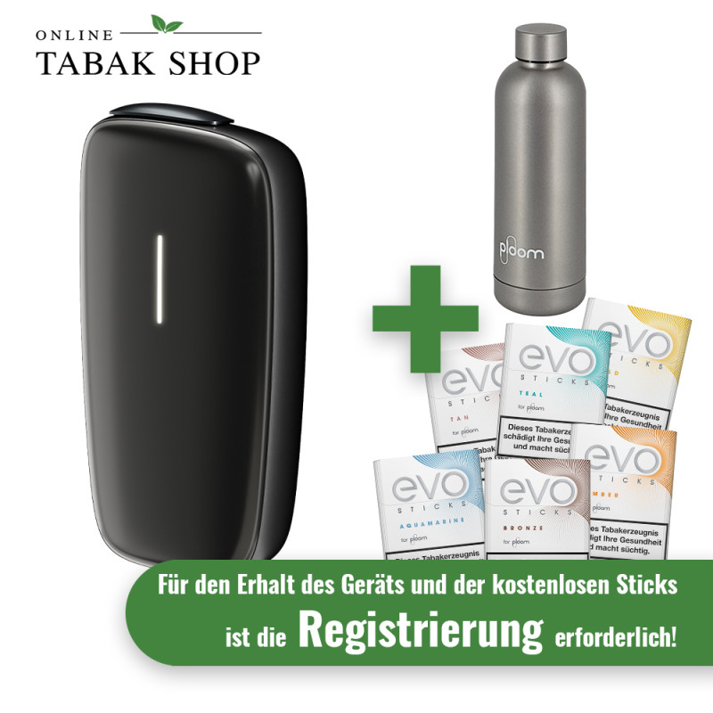 PLOOM slategrey + Thermoflasche + bis zu 120 EVO Sticks nach Registrierung* von PLOOM