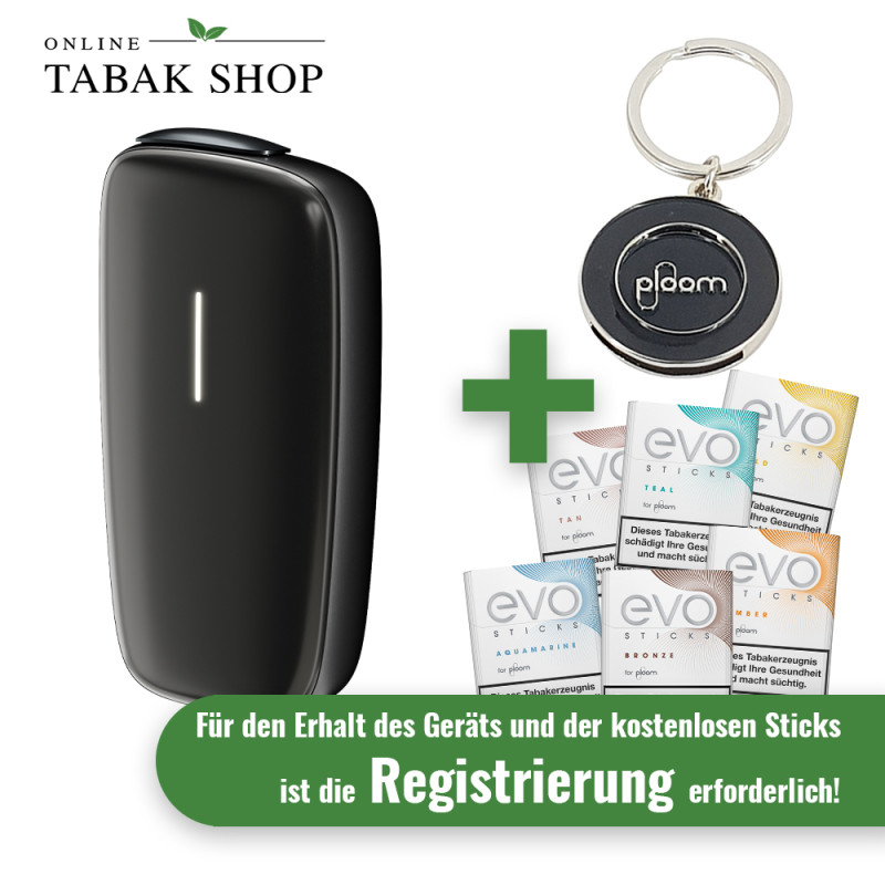 PLOOM slategrey + Schlüsselanhänger + bis zu 120 EVO Sticks nach Registrierung* von PLOOM