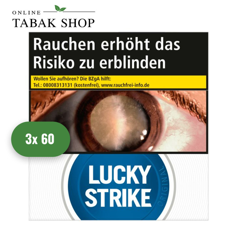 Lucky Strike Blue Zigaretten Hercules (3 x 60er)