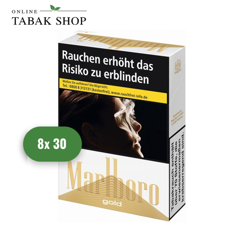 Marlboro Gold 3XL Zigaretten (8 x 30er)