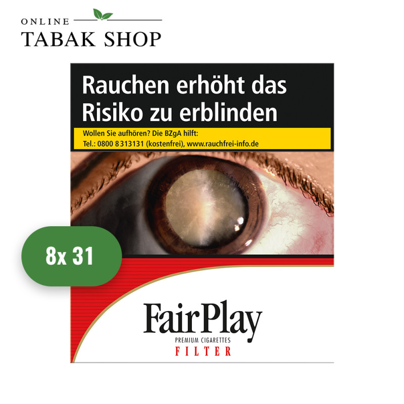 Fair Play Filter Zigaretten XXXL (8 x 31er)